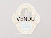 アンティーク パフュームラベル 薔薇とリボンのメダイヨン EAU DE COLOGNE VIEILLE FRANCE - LORENZY PALANCA PARIS -