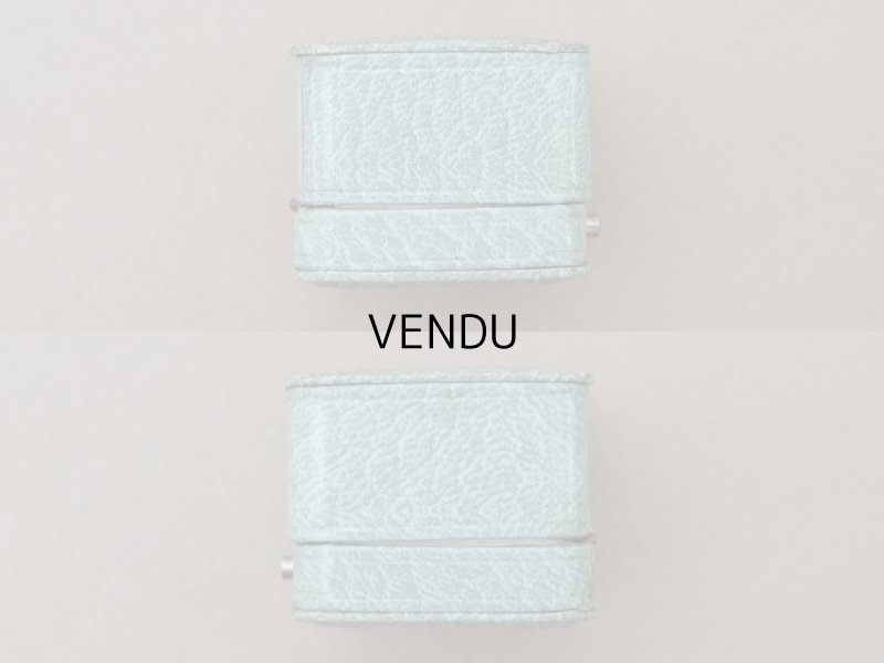 画像8: アンティーク リングケース ジュエリーボックス グレイッシュブルー