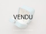 アンティーク リングケース ジュエリーボックス グレイッシュブルー