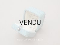 アンティーク リングケース ジュエリーボックス グレイッシュブルー