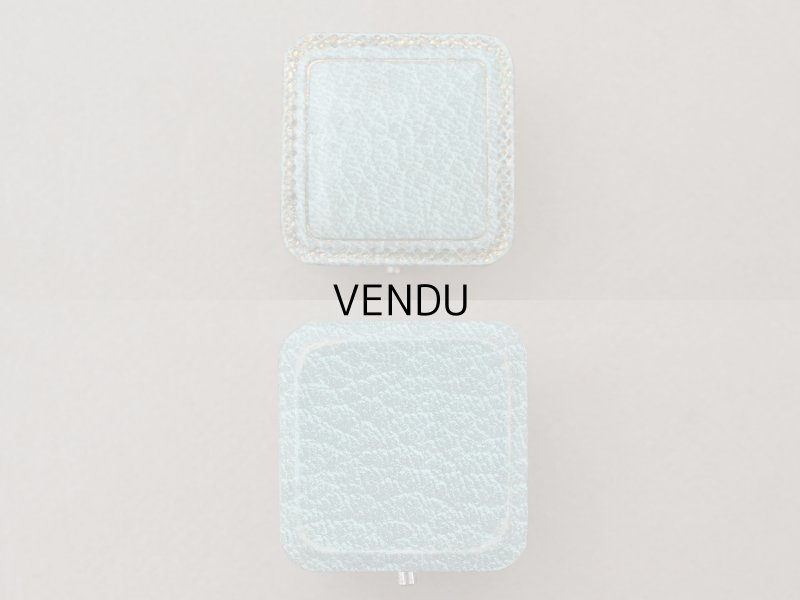 画像6: アンティーク リングケース ジュエリーボックス グレイッシュブルー