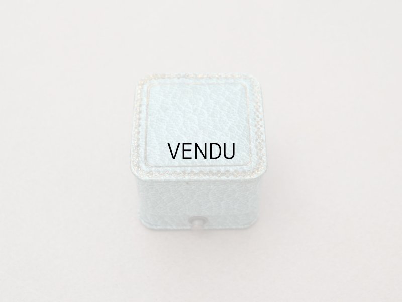 画像2: アンティーク リングケース ジュエリーボックス グレイッシュブルー