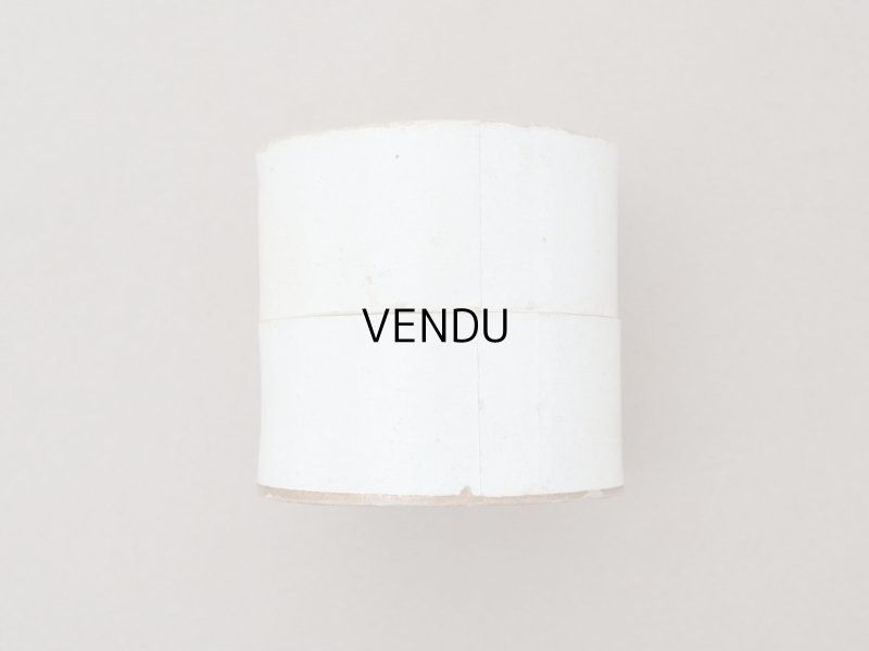 画像5: アンティーク 硝子の蓋 スレッドケース 糸箱 ホワイト - L.V PARIS -