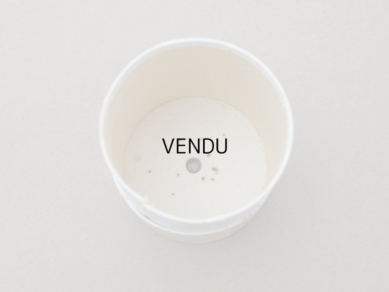 画像8: アンティーク 硝子の蓋 スレッドケース 糸箱 ホワイト - L.V PARIS -