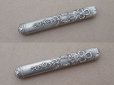 画像4: アンティーク シルバー製 リボン＆花のガーランド ソーイングセット 裁縫道具