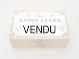 アンティーク ソープボックス 大きな木箱 SAVON LEGER POUR BAIN - GELLE FRERES PARIS -