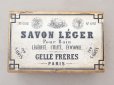 画像3: アンティーク ソープボックス 大きな木箱 SAVON LEGER POUR BAIN - GELLE FRERES PARIS -