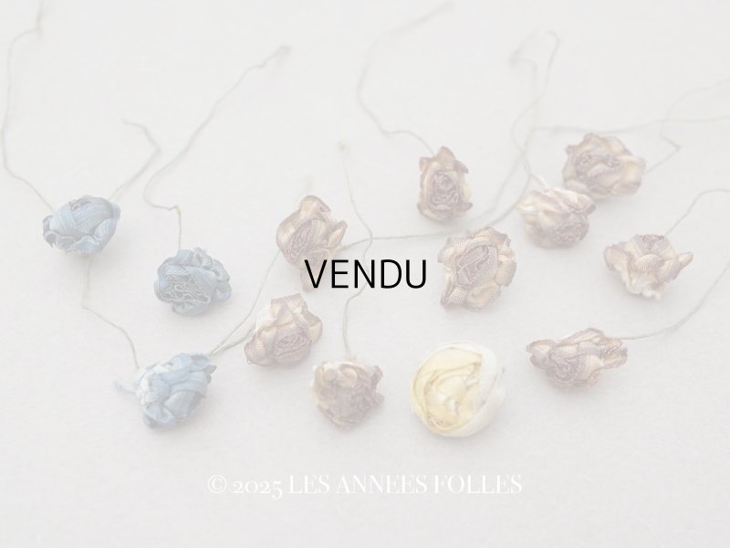 画像3: ＊蚤の市セット＊ロココモチーフ&トリムと菫の布花のセット