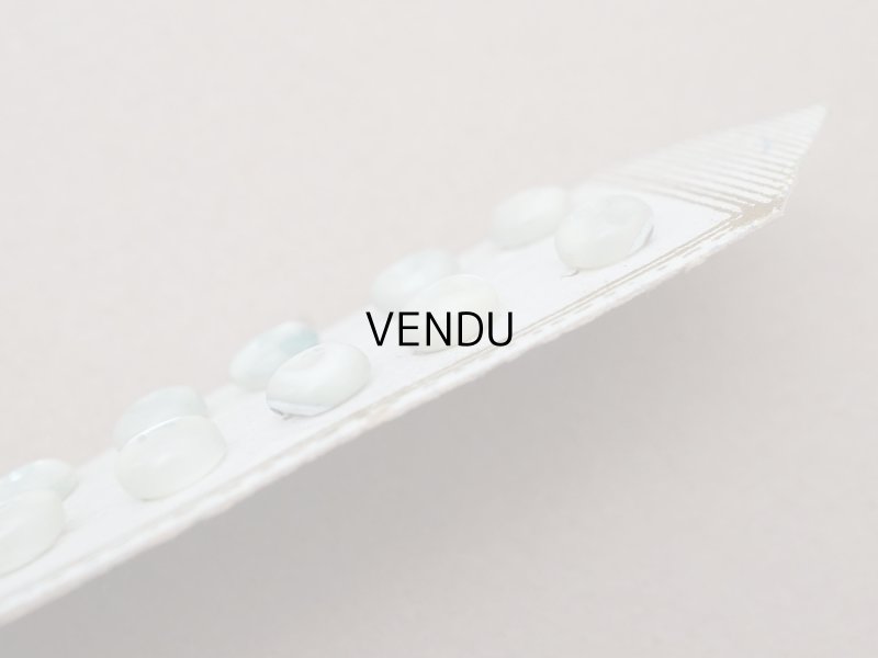 画像5: アンティーク マザーオブパール製 極小 ボタン 6mm 12ピース シェルボタン パウダーブルーグリーン