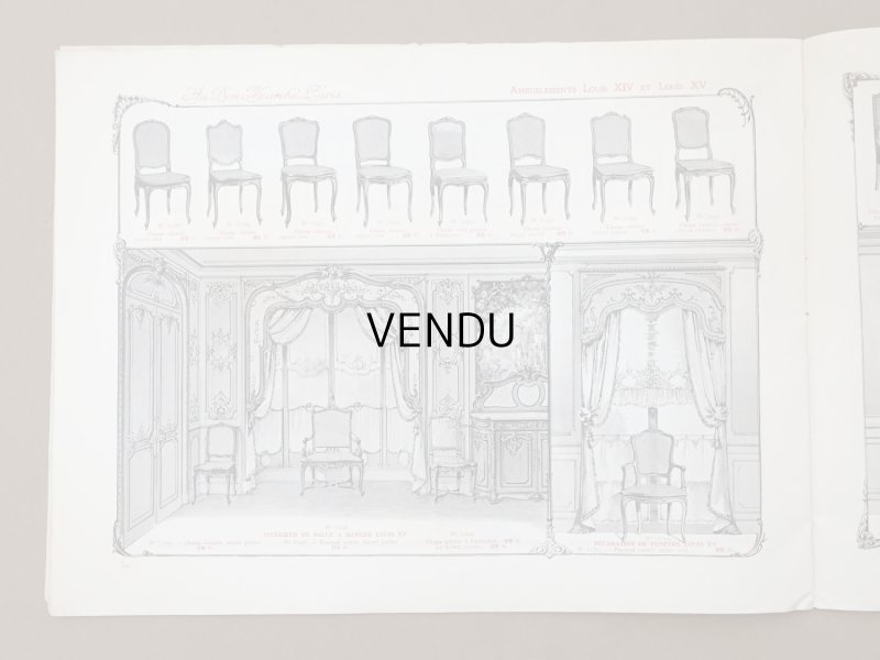 画像11: アンティーク ボンマルシェ インテリア 家具のカタログ  ALBUM DES AMEUBLEMENTS - AU BON MARCHE -