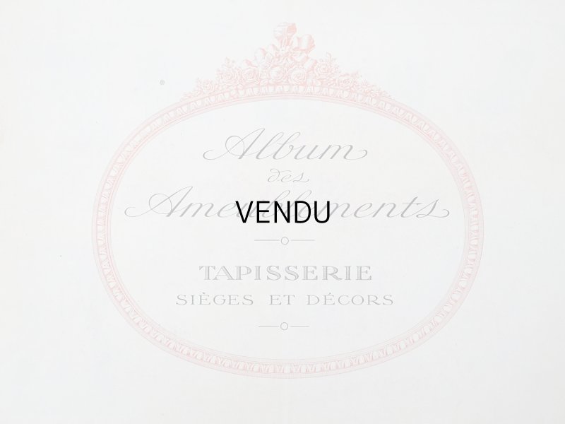 画像2: アンティーク ボンマルシェ インテリア 家具のカタログ  ALBUM DES AMEUBLEMENTS - AU BON MARCHE -