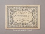 アンティーク アルファベットの刺繍図案帳  N 230 ALPHABETS VARIES - N.ALEXANDRE&CIE. MAURICE LAJEUNESSE SUCCR. -
