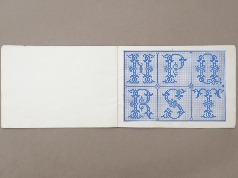 画像5: アンティーク アルファベットの刺繍図案帳  N 230 ALPHABETS VARIES - N.ALEXANDRE&CIE. MAURICE LAJEUNESSE SUCCR. -