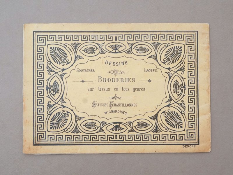 画像2: アンティーク アルファベットの刺繍図案帳  N 230 ALPHABETS VARIES - N.ALEXANDRE&CIE. MAURICE LAJEUNESSE SUCCR. -