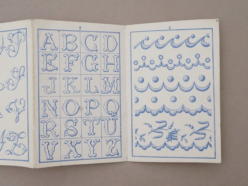 画像7: アンティーク アルファベットの図案帳 ALPHABETS VARIES N 26 - ANDRE-BERANGER -