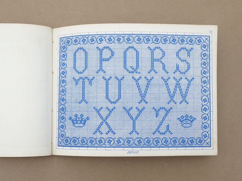 画像10: 19世紀末 アンティーク プランタン百貨店 刺繍図案帳 ALBUM DE MARQUES & BRODERIES - GRANDS MAGASINS DU PRINTEMPS PARIS -