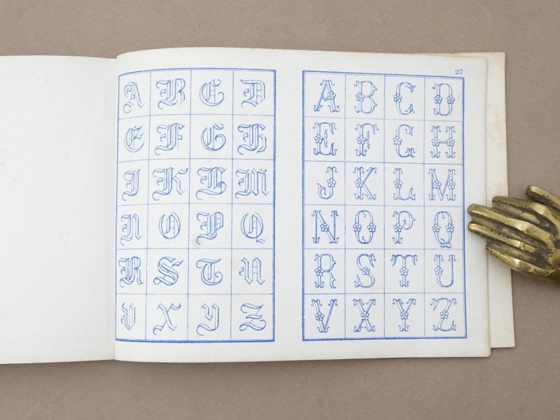 画像15: 19世紀末 アンティーク プランタン百貨店 刺繍図案帳 ALBUM DE MARQUES & BRODERIES - GRANDS MAGASINS DU PRINTEMPS PARIS -