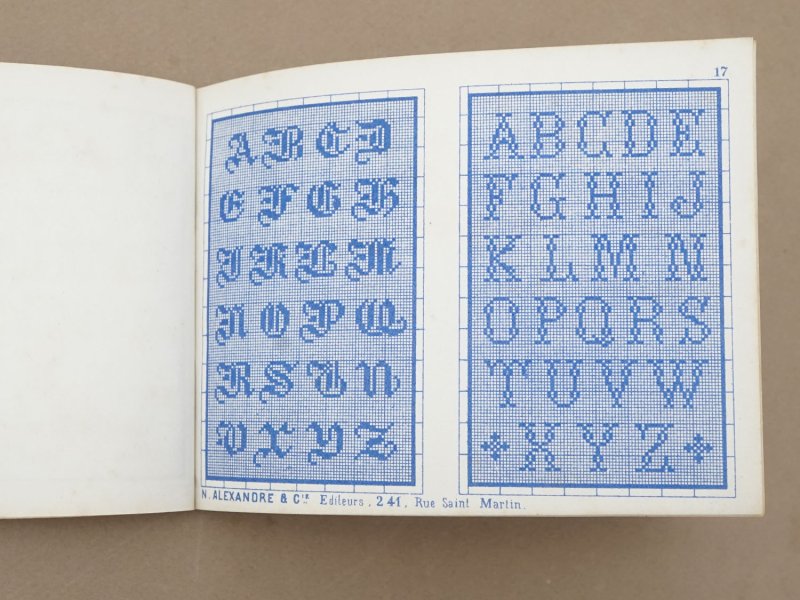 画像12: 19世紀末 アンティーク プランタン百貨店 刺繍図案帳 ALBUM DE MARQUES & BRODERIES - GRANDS MAGASINS DU PRINTEMPS PARIS -
