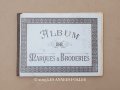 19世紀末 アンティーク プランタン百貨店 刺繍図案帳 ALBUM DE MARQUES & BRODERIES - GRANDS MAGASINS DU PRINTEMPS PARIS -