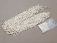 画像4: アンティーク シードビーズ エクリュ 生成り 1cm=14粒 キャビアビーズ マイクロビーズ (4)