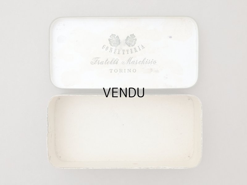 画像8: アンティーク 鈴蘭のお菓子箱 脚付き コンフィズリーの紙箱