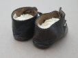 画像8: 19世紀末 アンティーク Louis Gustave Beaudelot JEMEAU ドールシューズ レザー 黒 (9) 約7.9×3.4cm 