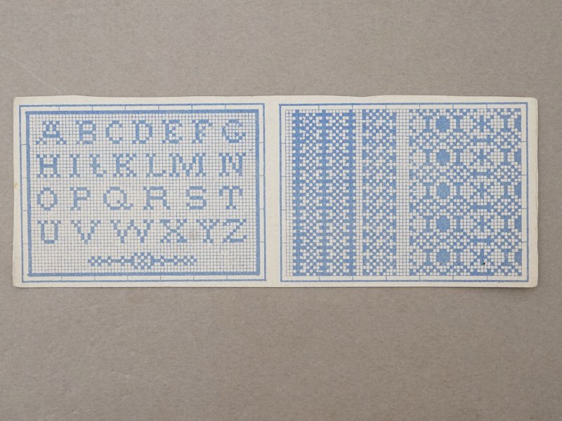 画像15: 19世紀末 アンティーク クロスステッチの図案帳 100ページ