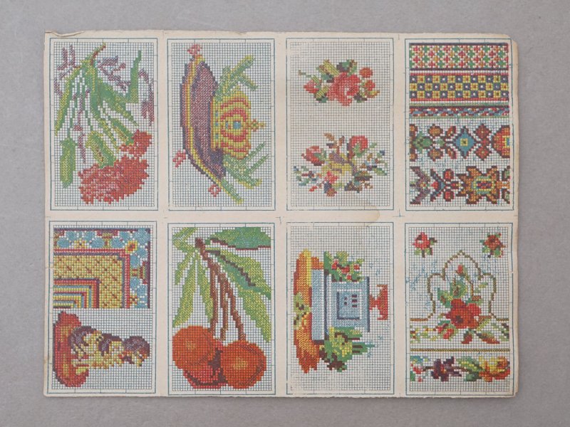 画像4: 19世紀末 アンティーク クロスステッチの図案帳 100ページ