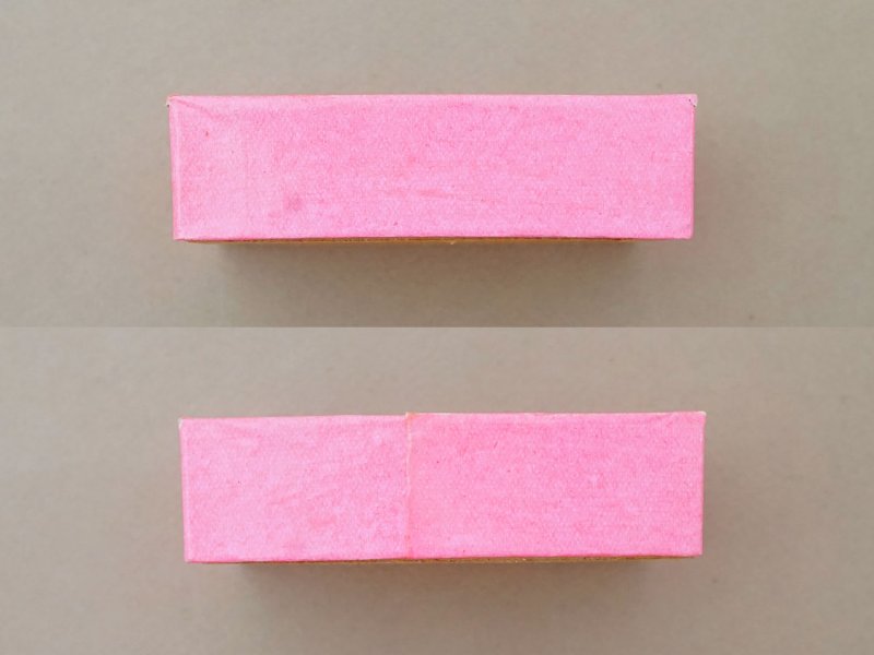 画像4: アンティーク ガラスの蓋の紙箱 ピンク