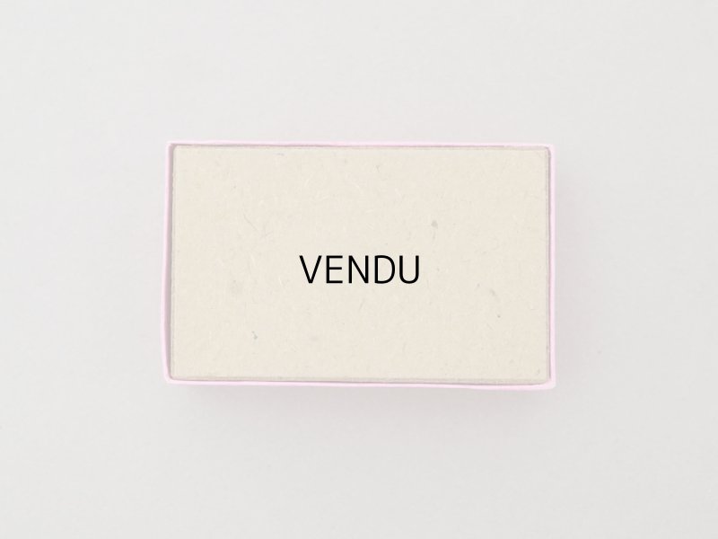 画像6: ＊蚤の市＊アンティーク ガラスの蓋の紙箱 ピンク