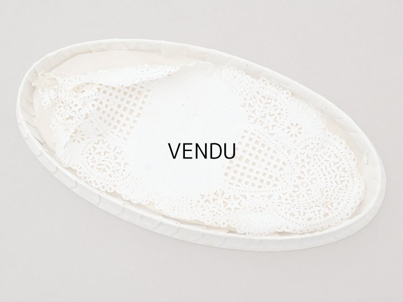 画像6:  1909年 アンティーク『マルキーズ・ ドゥ・セヴィニエ』のお菓子箱 薔薇とリボンのガーランド - MARQUISE DE SEVIGNE PARIS -