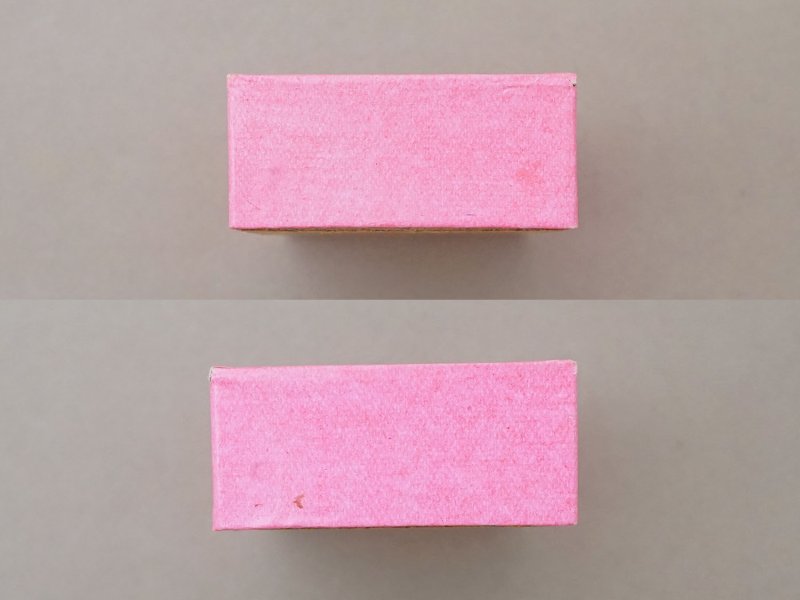 画像5: アンティーク ガラスの蓋の紙箱 ピンク