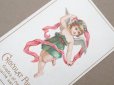 画像2: アンティーク クロモ ピンクのリボンを持つ天使 - CHOCOLAT POULAIN - (2)