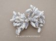 画像1: アンティーク ペップ 布花用 花芯 ホワイト＆ラヴェンダー (1)