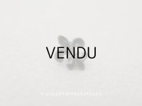 アンティーク ドール用 極小 ボタン 百合の紋章 8.5×10.5mm