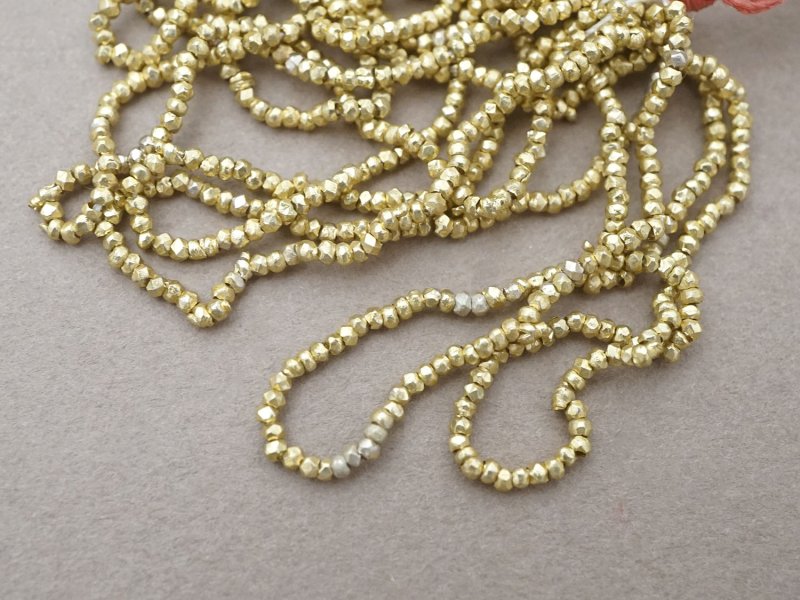 画像9: 【セール対象外】【クーポン対象外】アンティーク カット入り メタルビーズ シャンパンゴールド メタル製 ビーズ A.M. 5