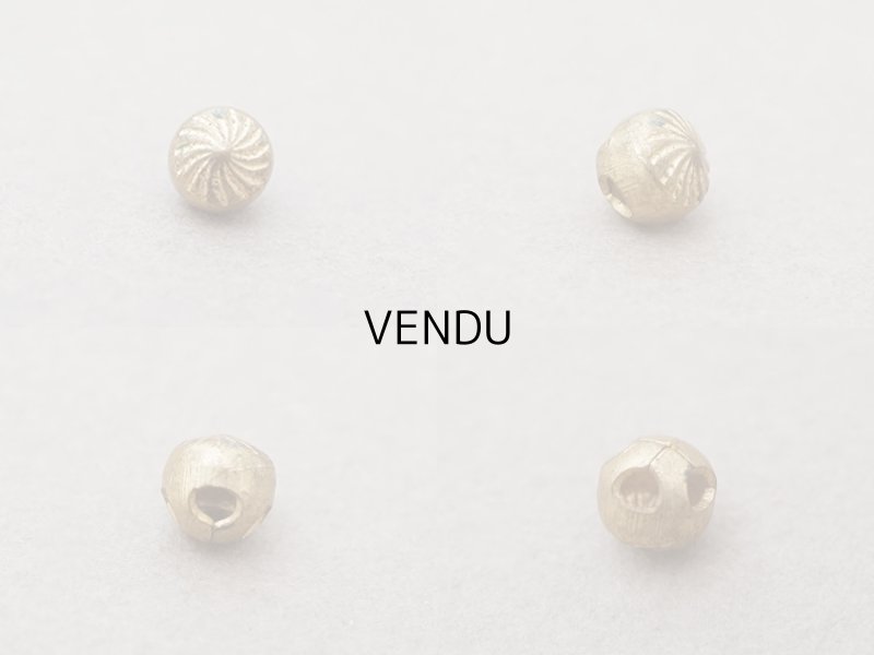 画像2: アンティーク 極小 4.5mm ボタン ソレイユ ゴールド 1ピース