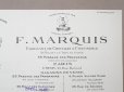画像2: 1935年 アンティーク 『ショコラ・フランソワ・マルキ』の請求書  - CHOCOLAT FRANCOIS MARQUIS PARIS - (2)