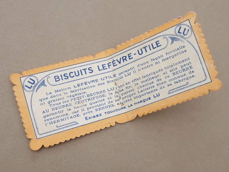 画像4: 1941年 アンティーク『LU』カレンダー PETIT BEURRE NANTES - LEFEVRE-UTILE -
