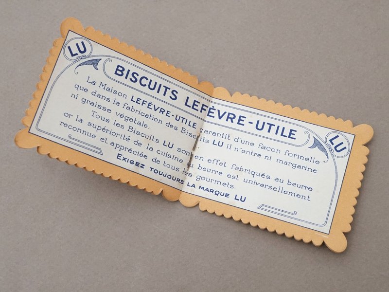 画像4: 1930年 アンティーク『LU』カレンダー PETIT BEURRE NANTES - LEFEVRE-UTILE -