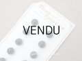 アンティーク 極小 7mm フレンチジェットのボタン 12ピース