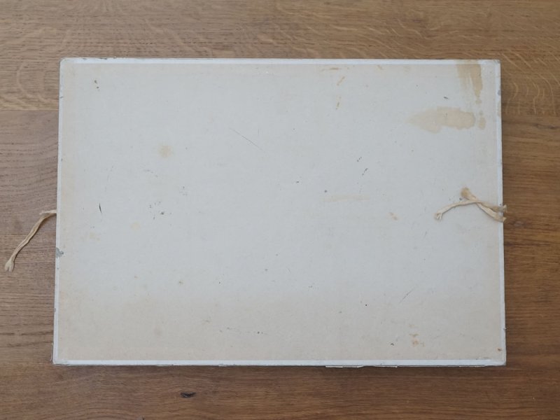 画像8: 19世紀末 アンティーク モノグラム入り シルクショールの大きな紙箱 CAMPANIE DES INDES