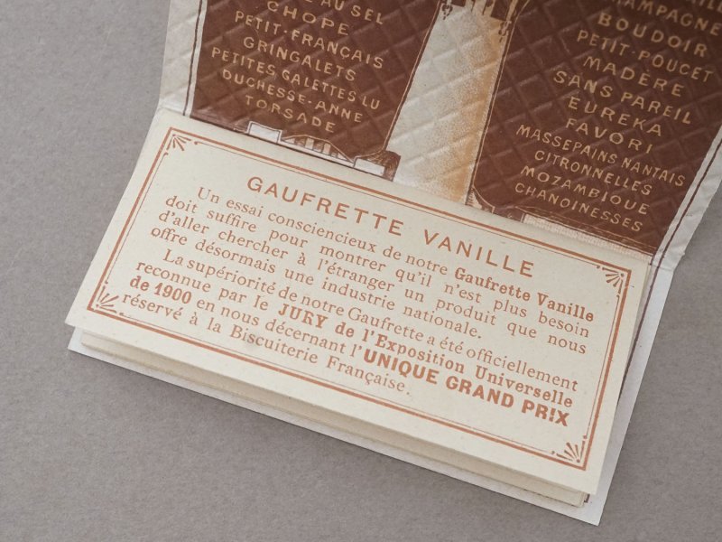 画像7: 1901年 アンティーク『LU』カレンダー ウエハース型 GAUFRETTE VANILLE - LEFEVRE-UTILE -