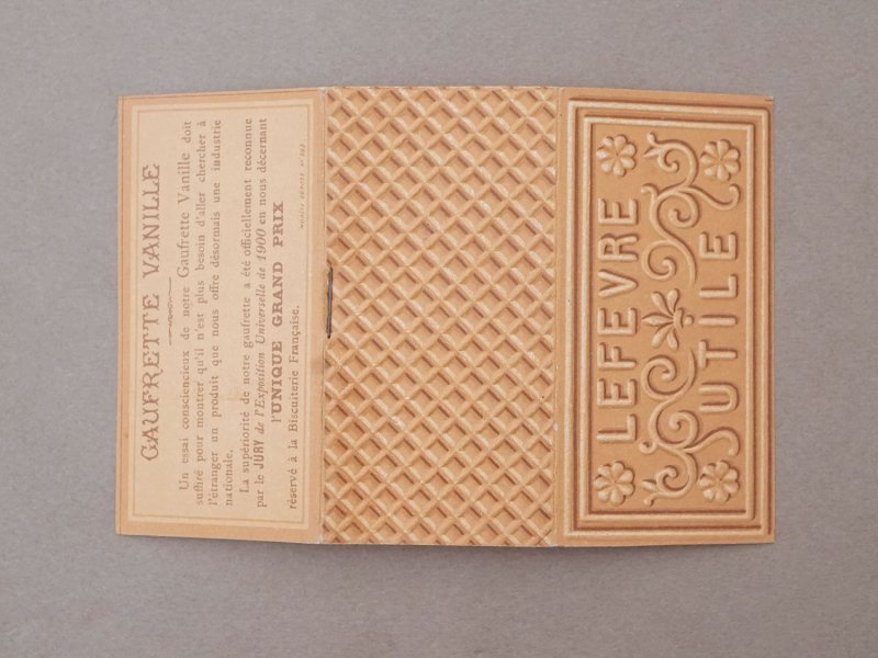 画像4: 1901年 アンティーク『LU』カレンダー ウエハース型 GAUFRETTE VANILLE - LEFEVRE-UTILE -