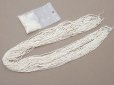 画像2: アンティーク シードビーズ エクリュ 生成り 1cm=10粒 89g キャビアビーズ マイクロビーズ (2)