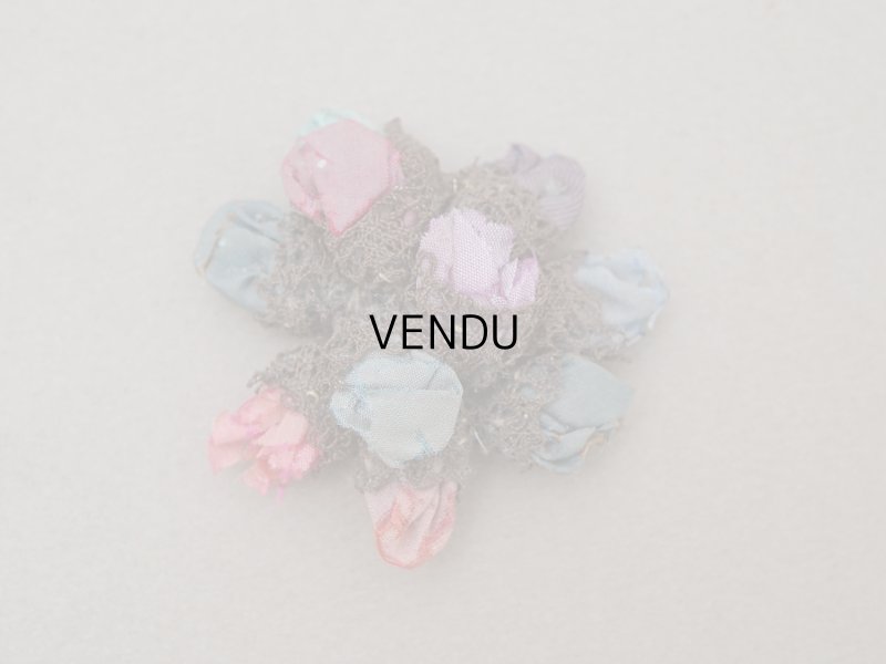 画像4: ＊蚤の市セット＊ロココモチーフ&トリムと菫の布花のセット