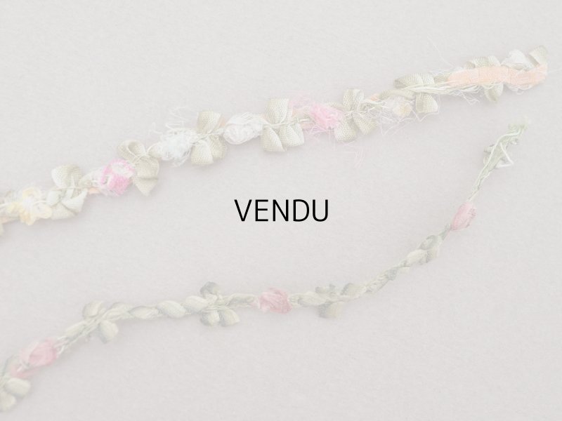 画像7: ＊蚤の市セット＊ロココモチーフ&トリムと菫の布花のセット