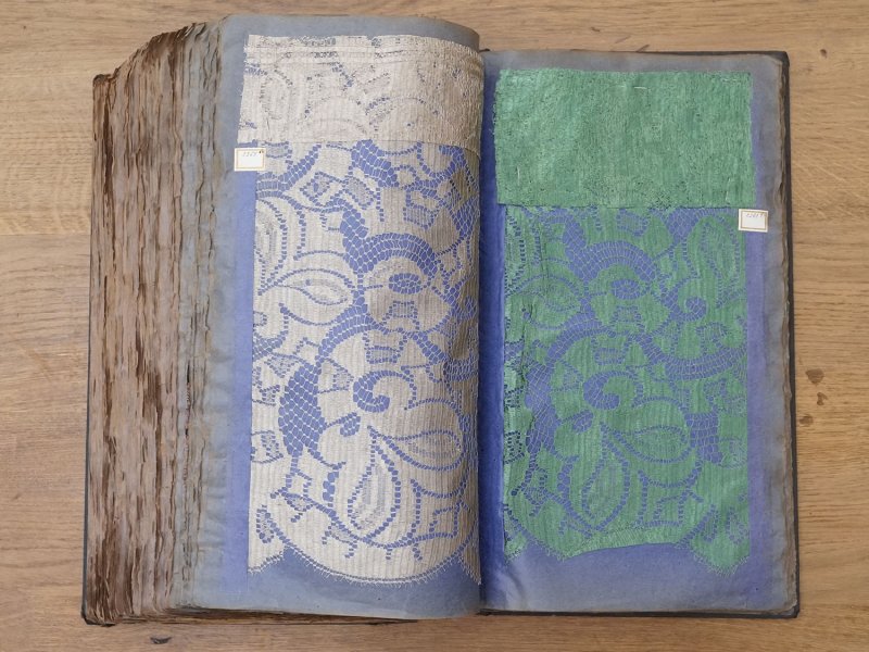 画像32: 1920年頃 アンティーク レースのサンプラー 210ページ