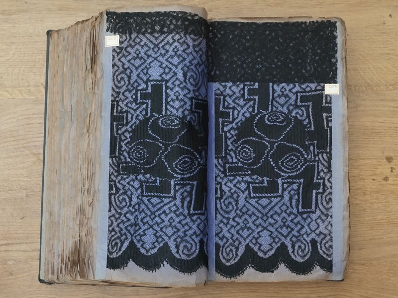 画像16: 1920年頃 アンティーク レースのサンプラー 210ページ