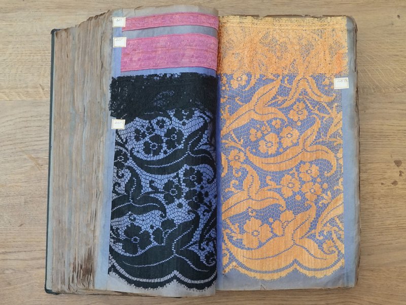 画像15: 1920年頃 アンティーク レースのサンプラー 210ページ